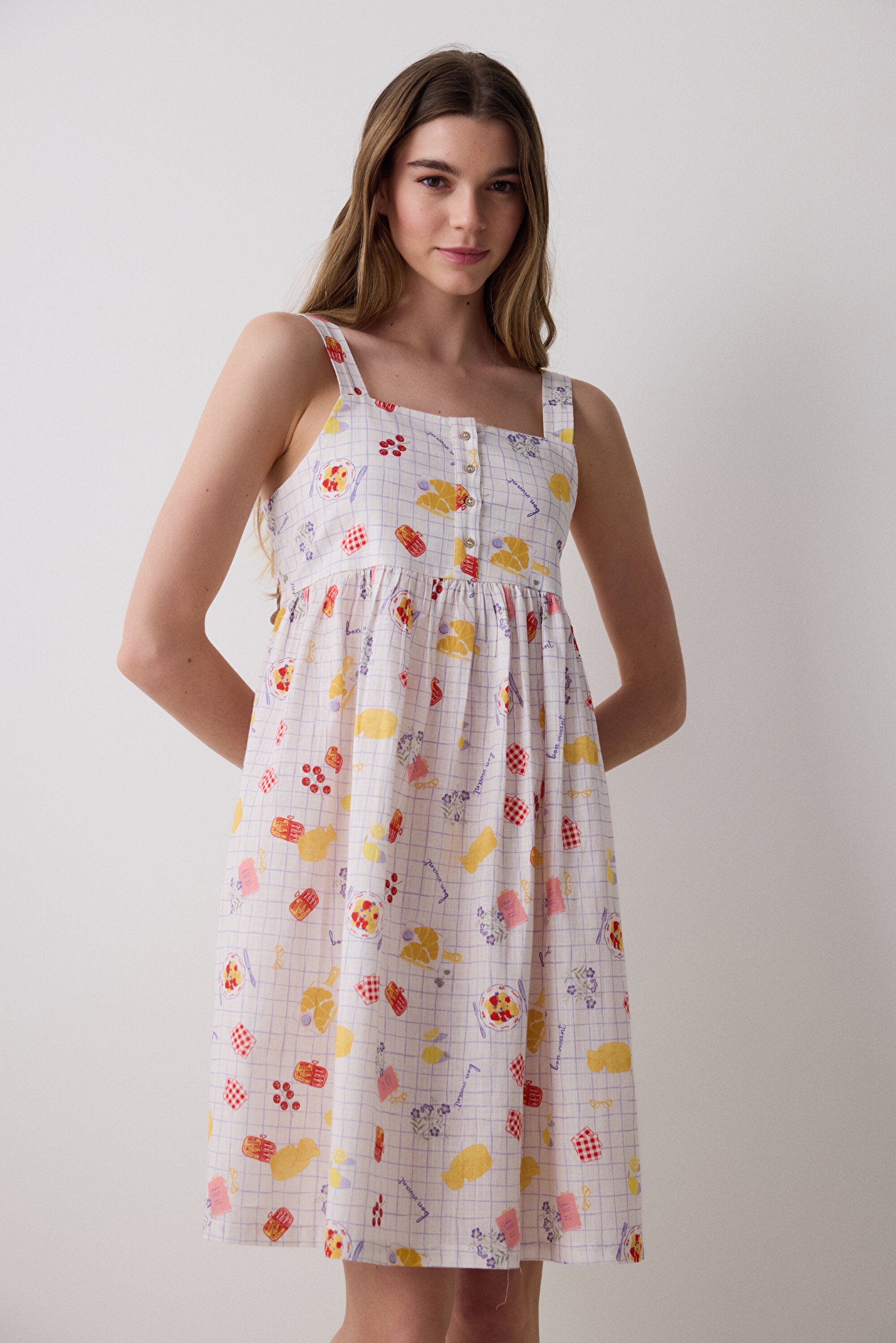 Bon Vivant Multicolored Nightgown