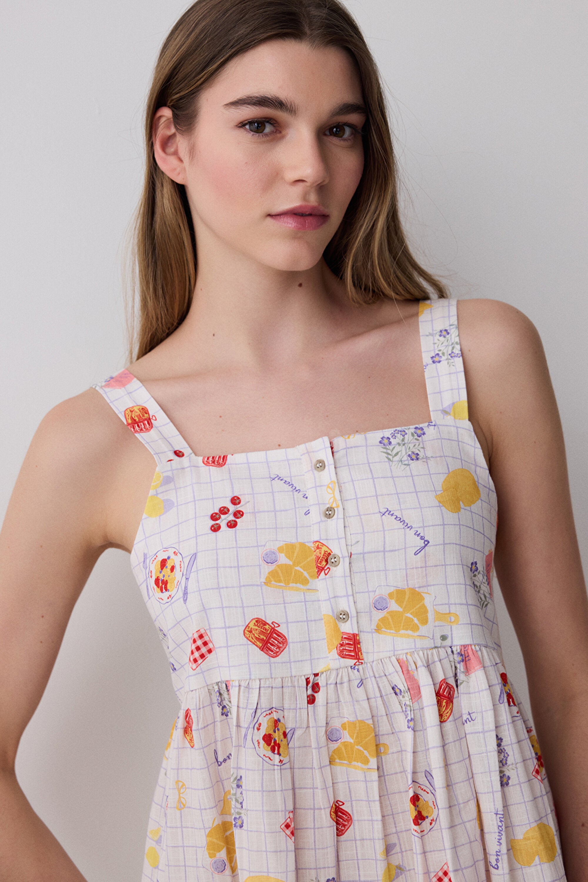 Bon Vivant Multicolored Nightgown