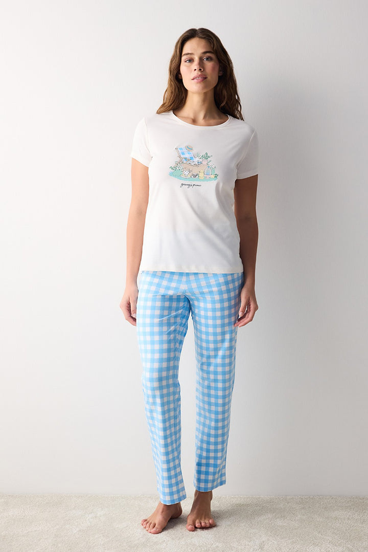 Picnic Multicoloured Trouser Pajama Set