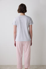 Spring Time Capri Multicolored Pajama Set