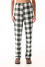 Dark Green With Love Plaid Thermal Pajama Bottoms