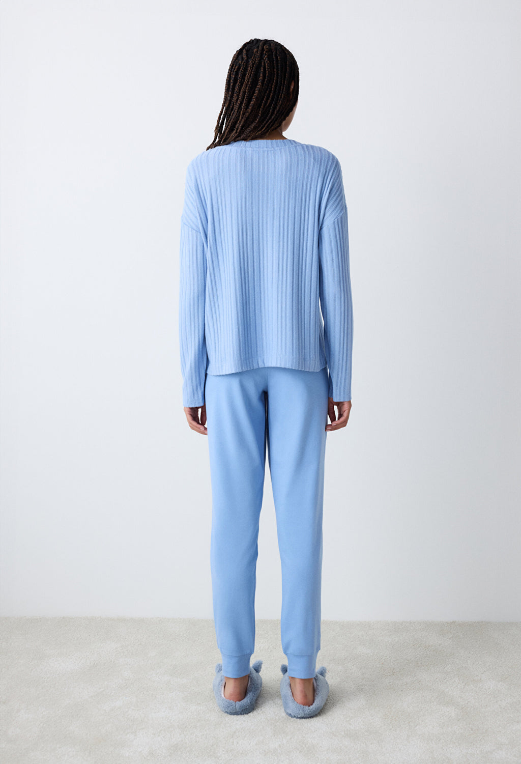 Bearlerina Blue Pants Pajama Set