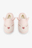 Light Pink Sleepy Fox Embroidered House Slippers