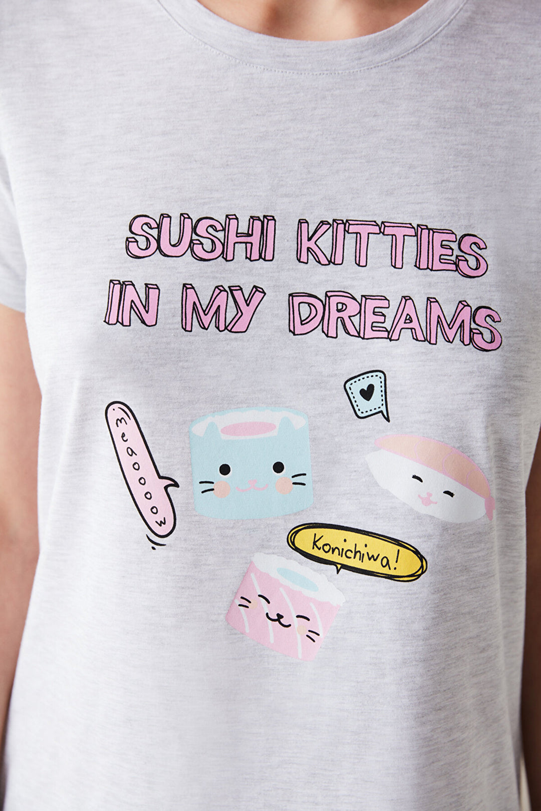 Sushi Kitties Shorts Pj Set