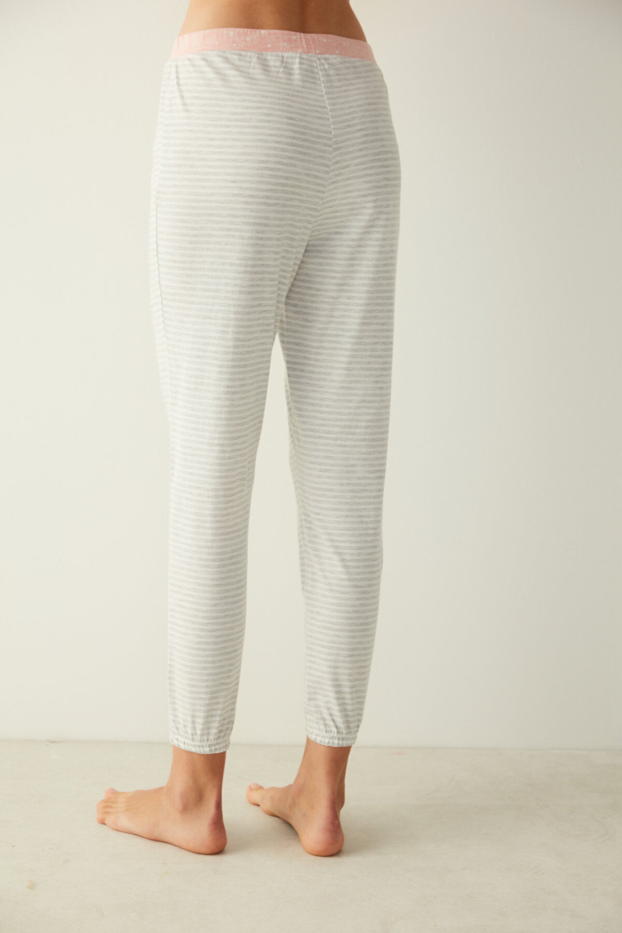 Pajama bottoms with online cuffs