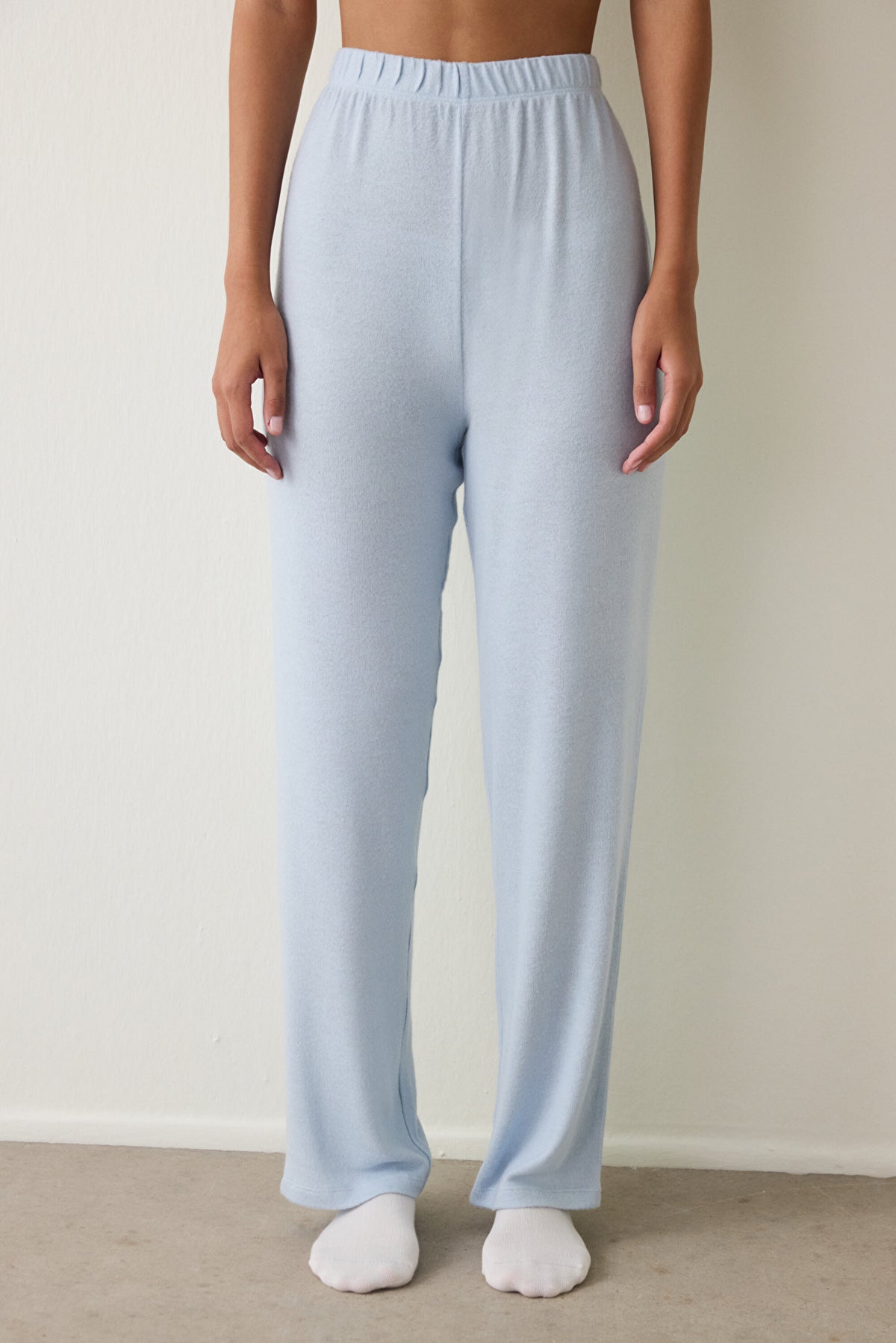 Light Blue Tea Time Thermal Effect Pajama Bottoms