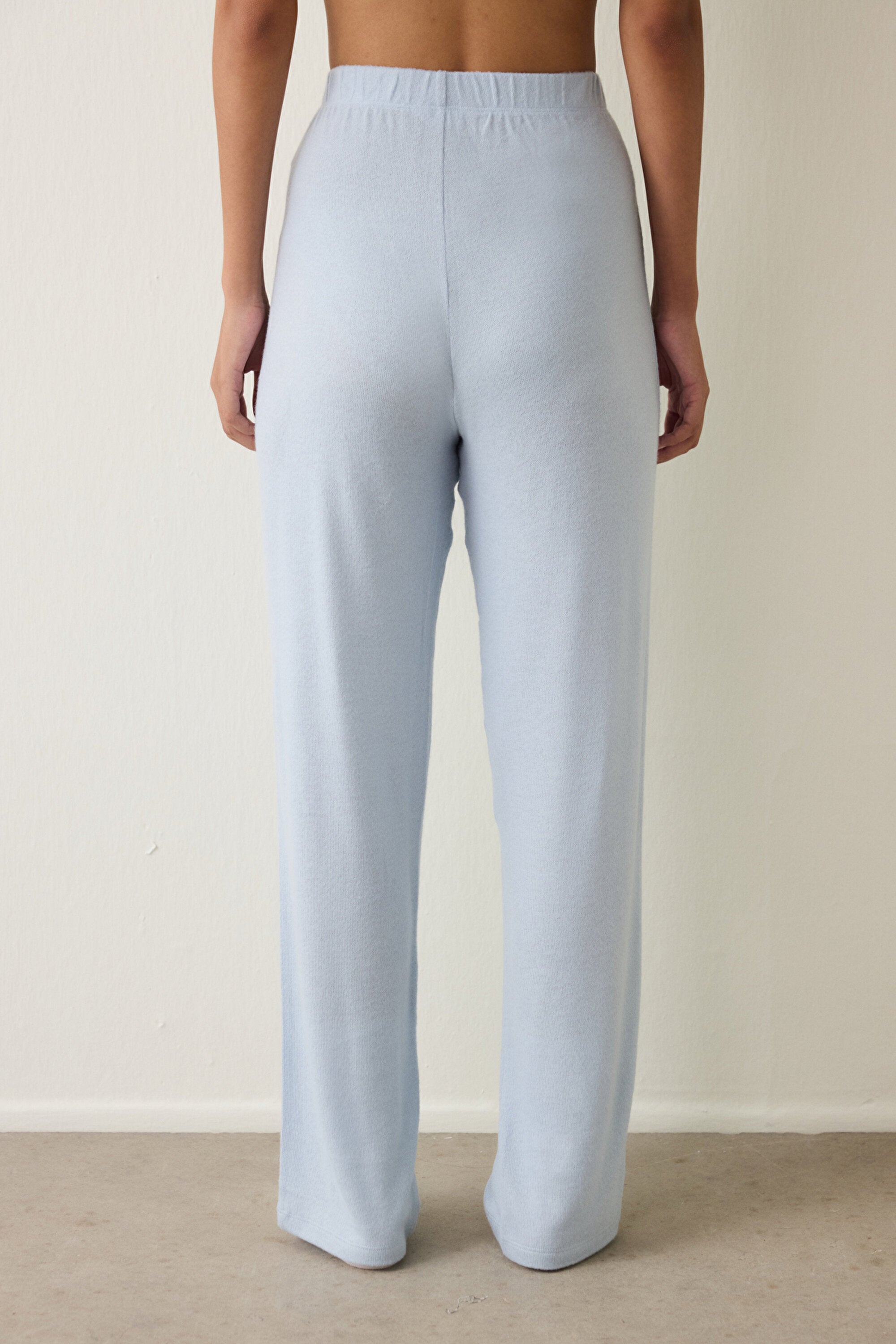 Light Blue Tea Time Thermal Effect Pajama Bottoms