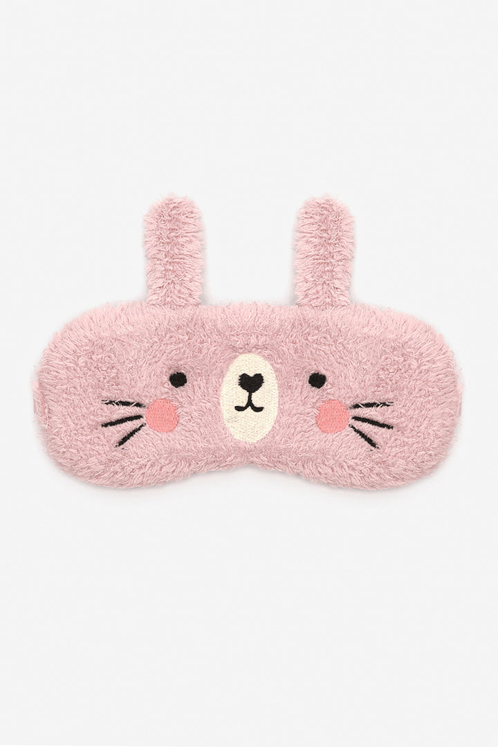 Girl Bunny Dusty Rose Pink Sleeping Glasses