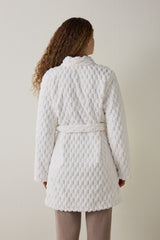 Off-White Dreamy Fluffy Belted Robe