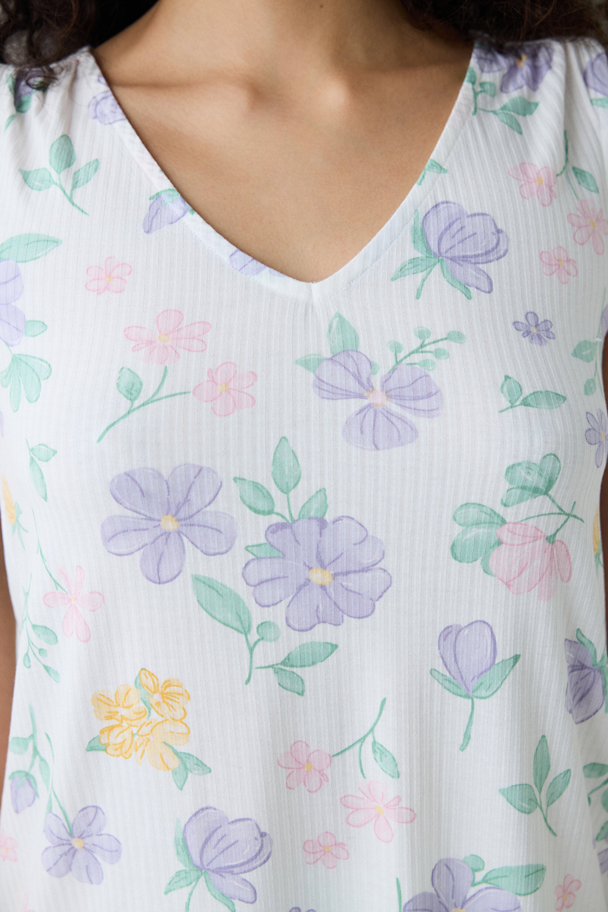 Love More Printed Multicolored Tank Top