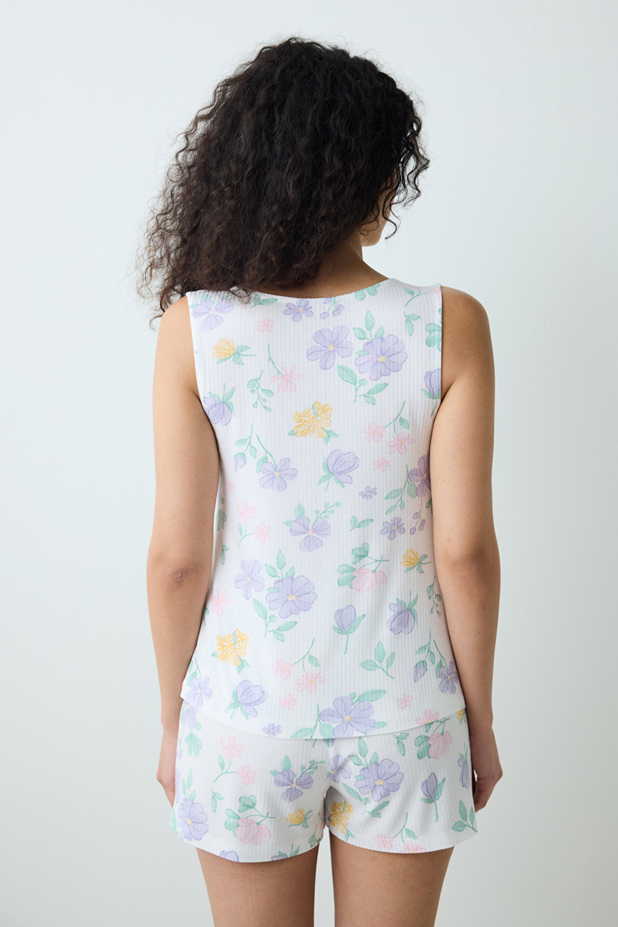 Love More Printed Multicolored Tank Top