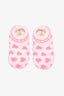 Pink Girls Heart Bear Patterned Non-Slip House Slippers