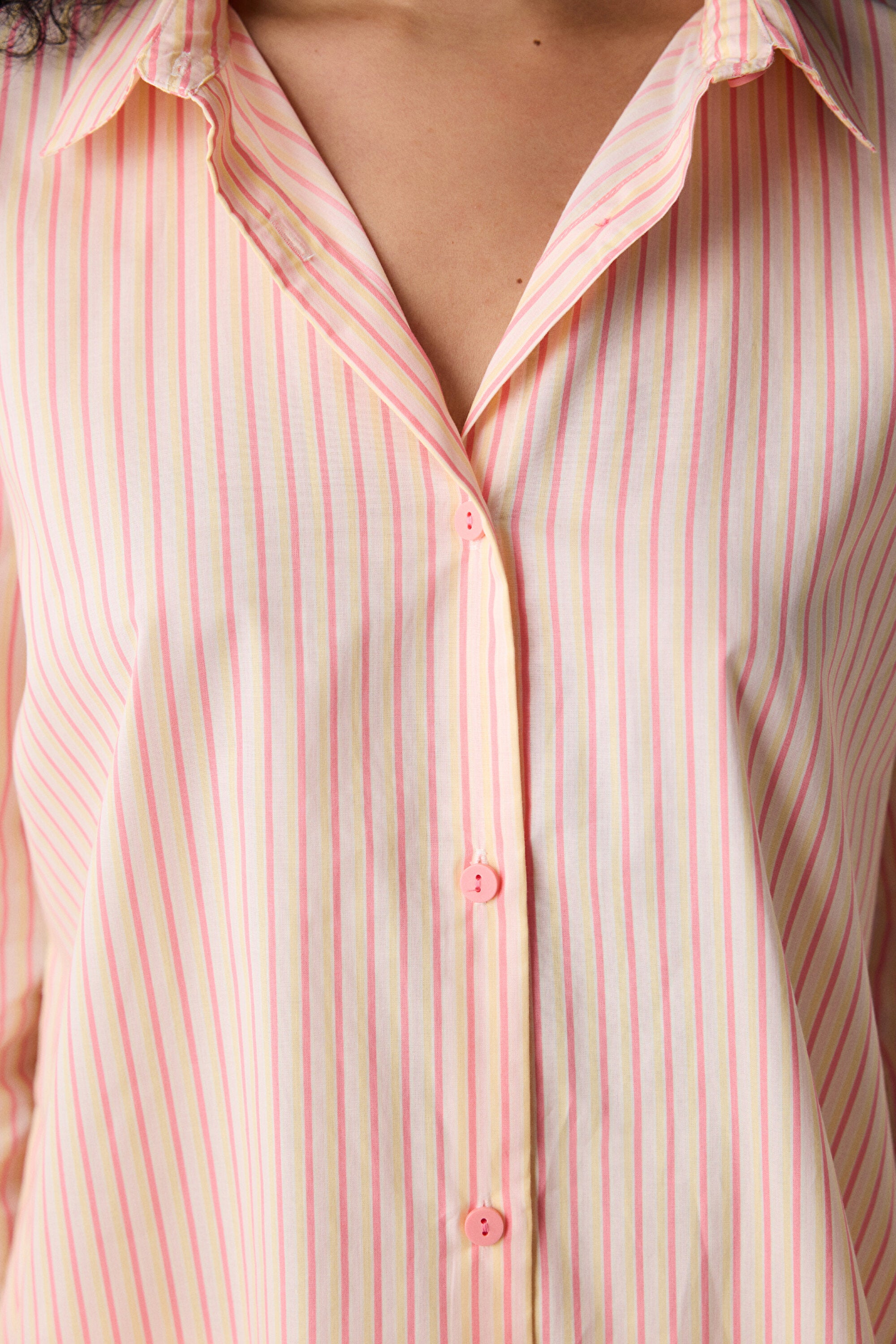 Quinn Shirt Pants Striped Multicolored Pajama Set