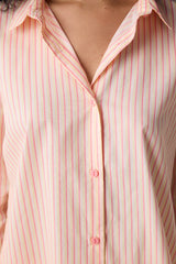 Quinn Shirt Pants Striped Multicolored Pajama Set