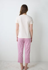 Roses Capri Multicolored Pajama Set