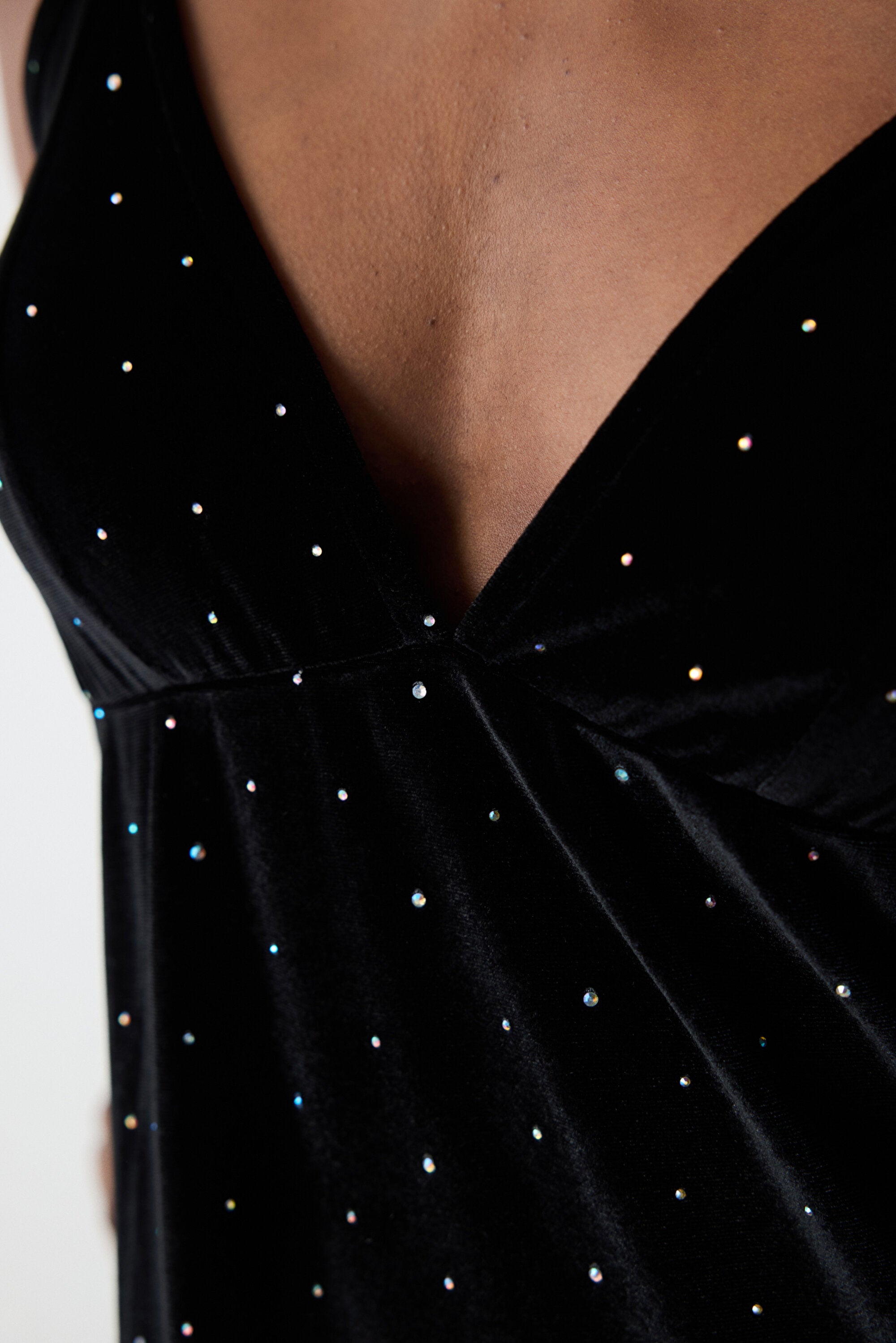 Party Velvet Black Dress