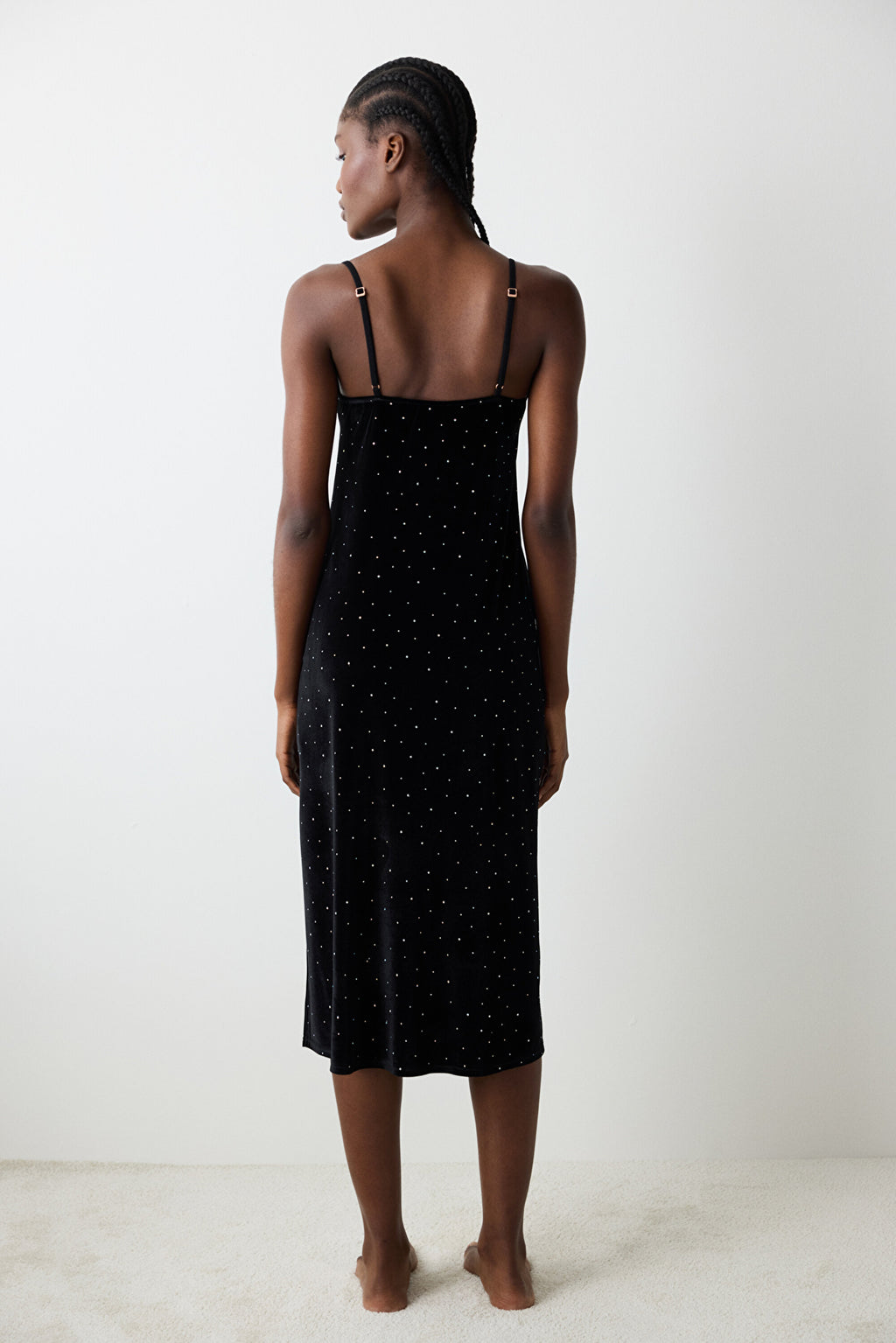 Party Velvet Black Dress