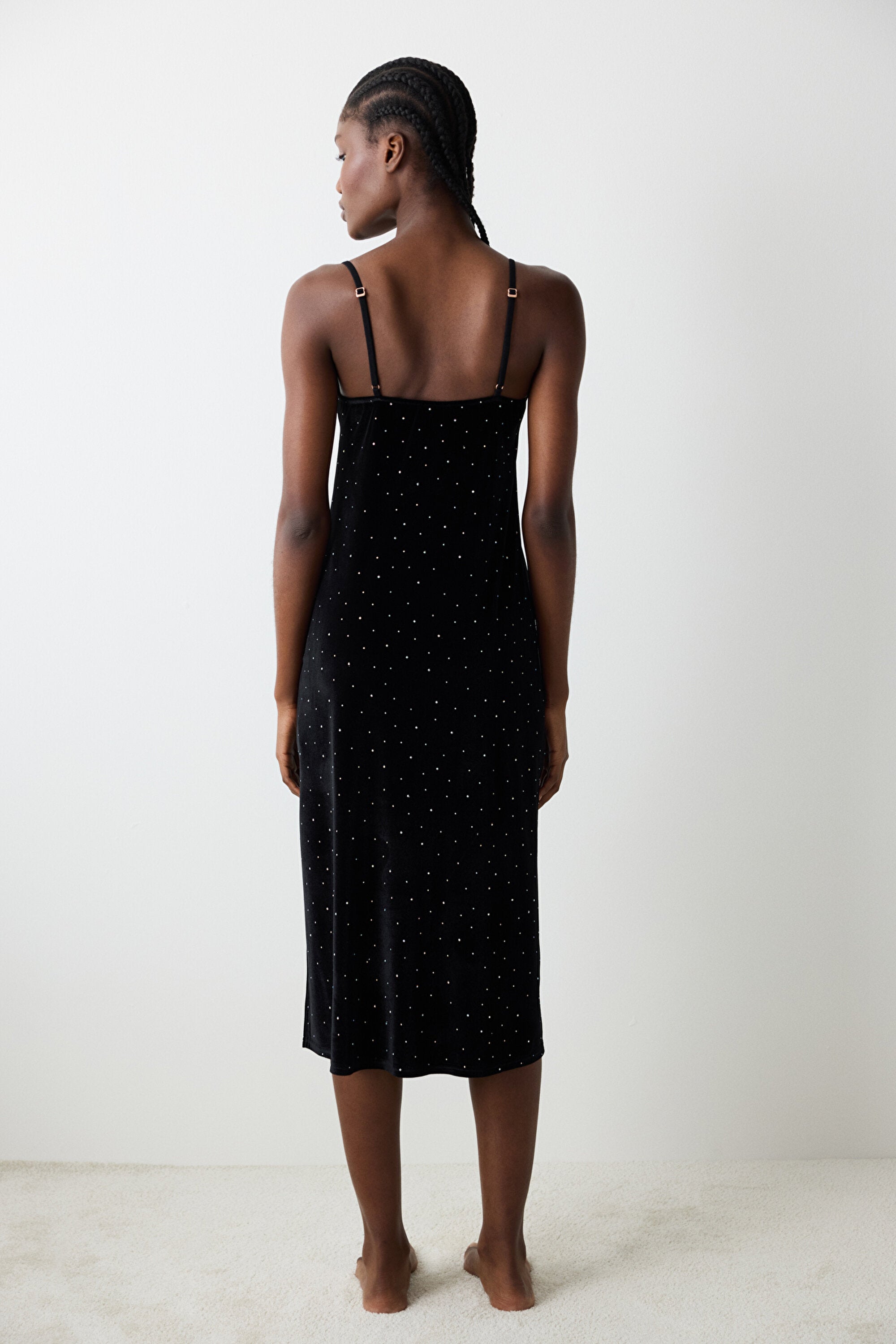 Party Velvet Black Dress