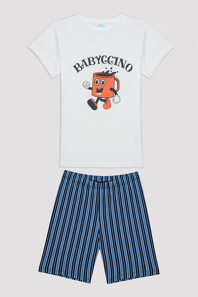 Boys Babyccino PJ Set Hover Image