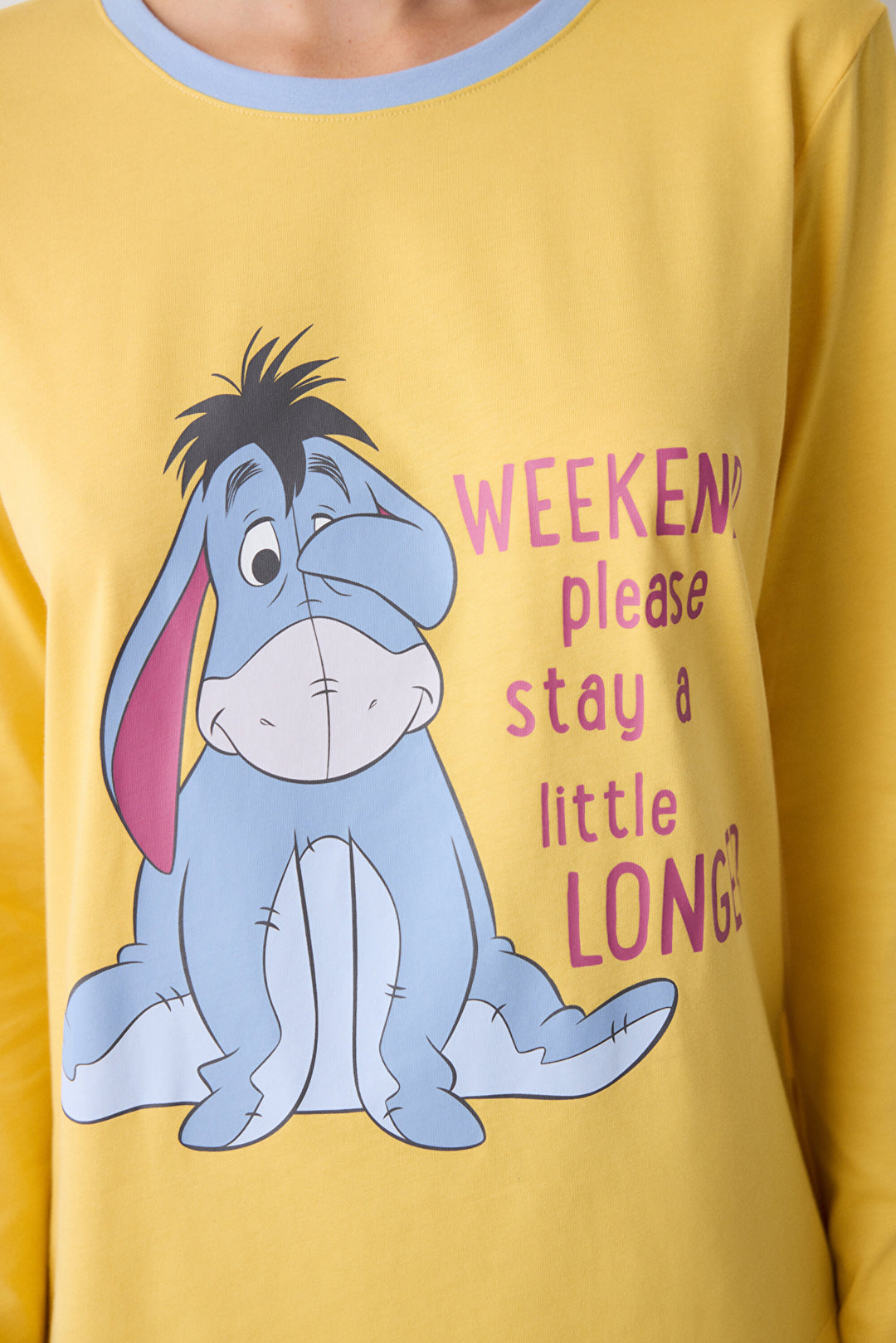 Eeyore Multicolored Pants Pajama Set