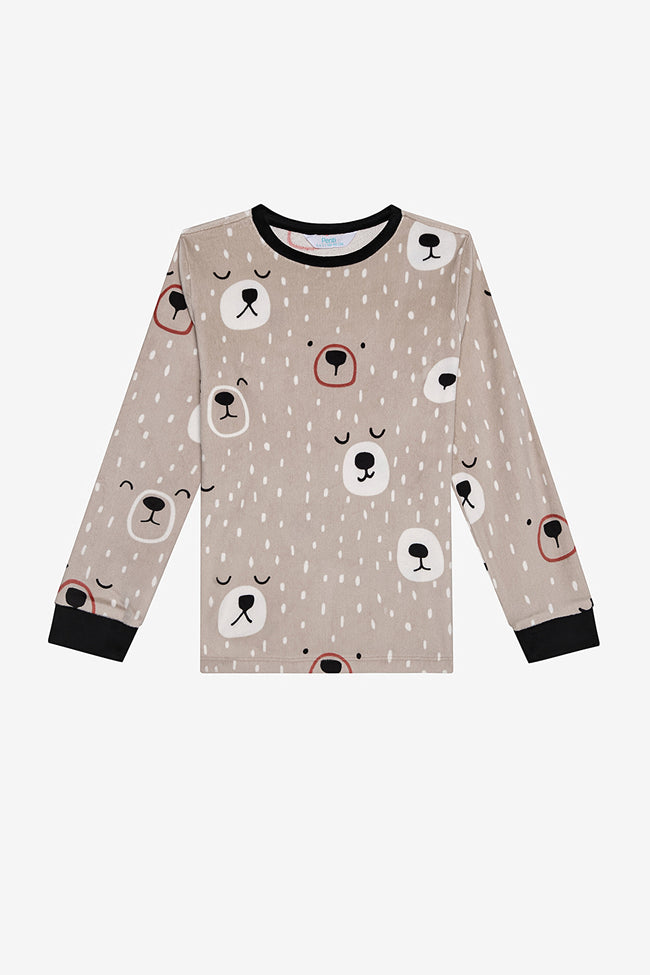 Boys Latte Bears Pajama Set Main Image