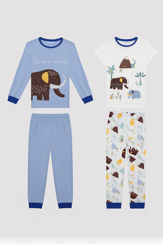 Boys Mammoth 2in1 PJ Set Hover Image