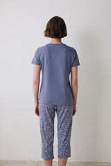 Wonderful Capri Gray Pajama Set