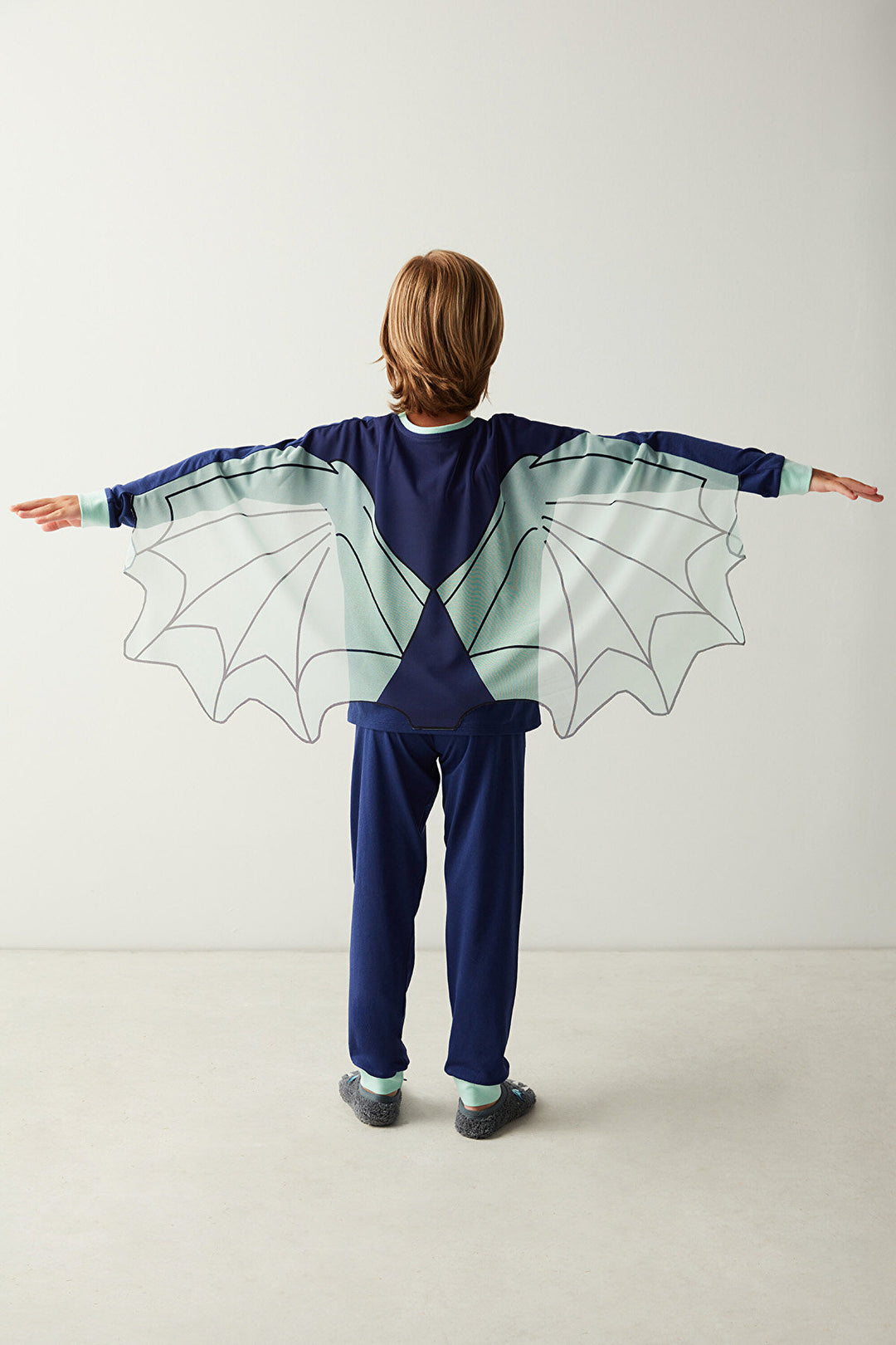 Boys Dragon Wings Long Sleeve Pajama Set