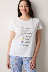 Bow Of The Day Trousers Multicolored Pajama Set