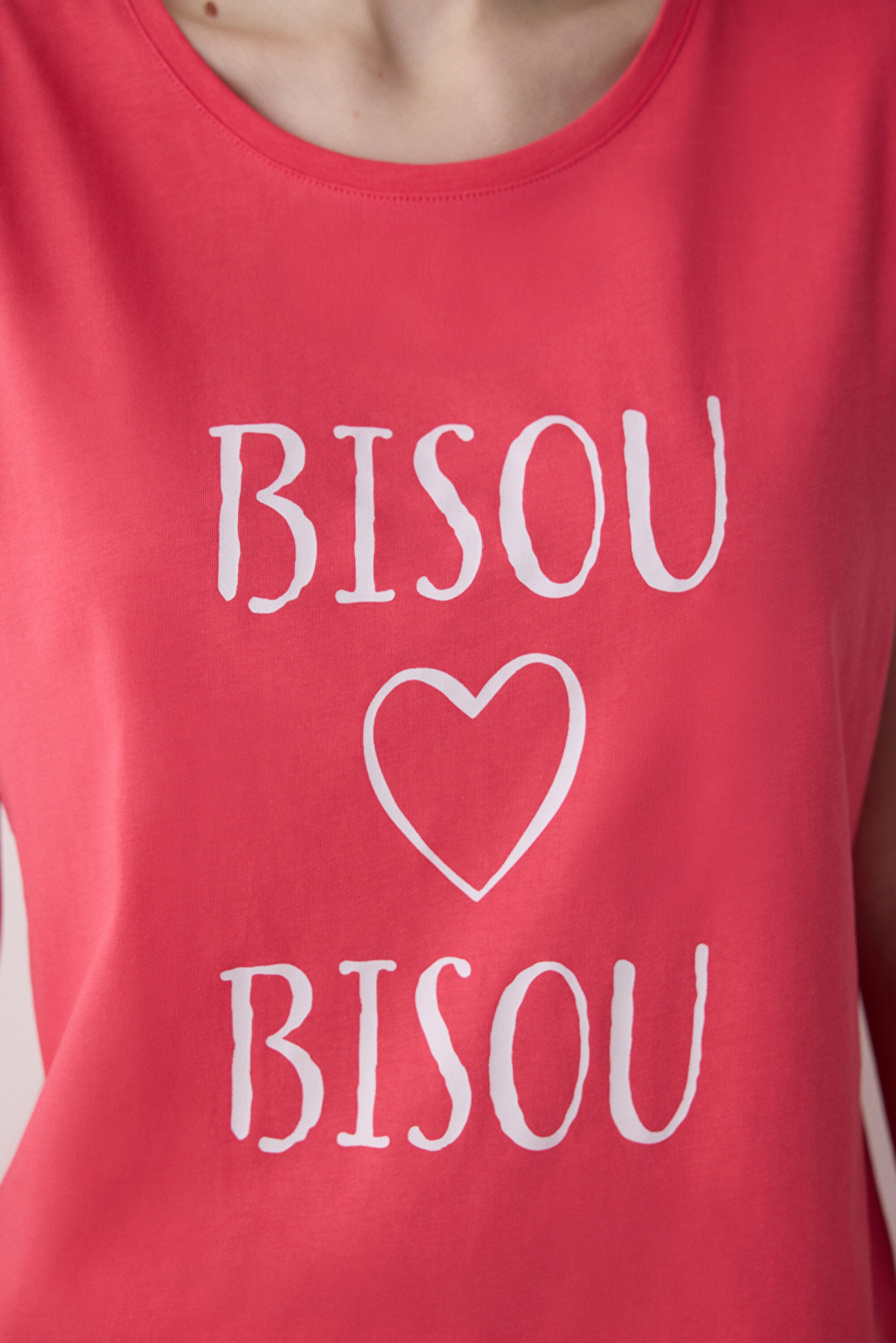 Bisou Pants Pajama Set - Penti Loves Paris Collection