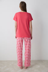 Bisou Pants Pajama Set - Penti Loves Paris Collection