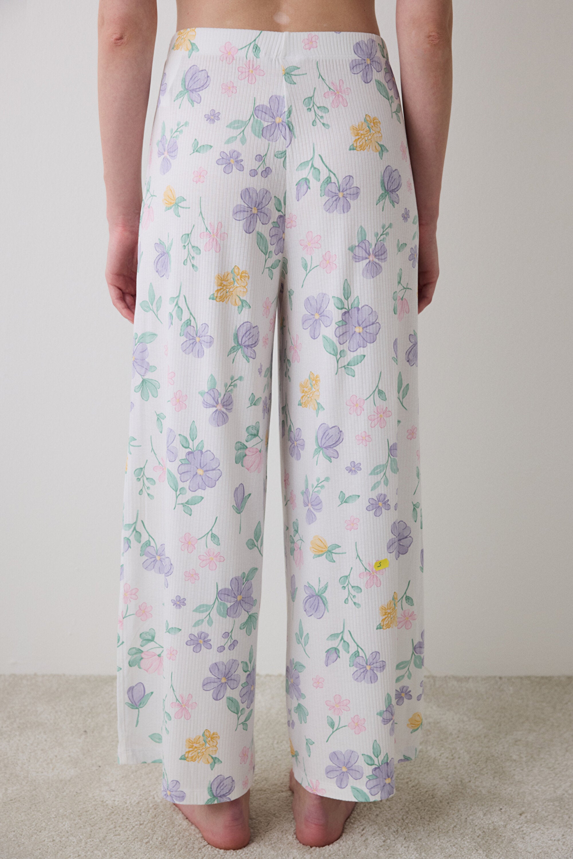 Love More Printed Pant Multi Colour PJ Bottom
