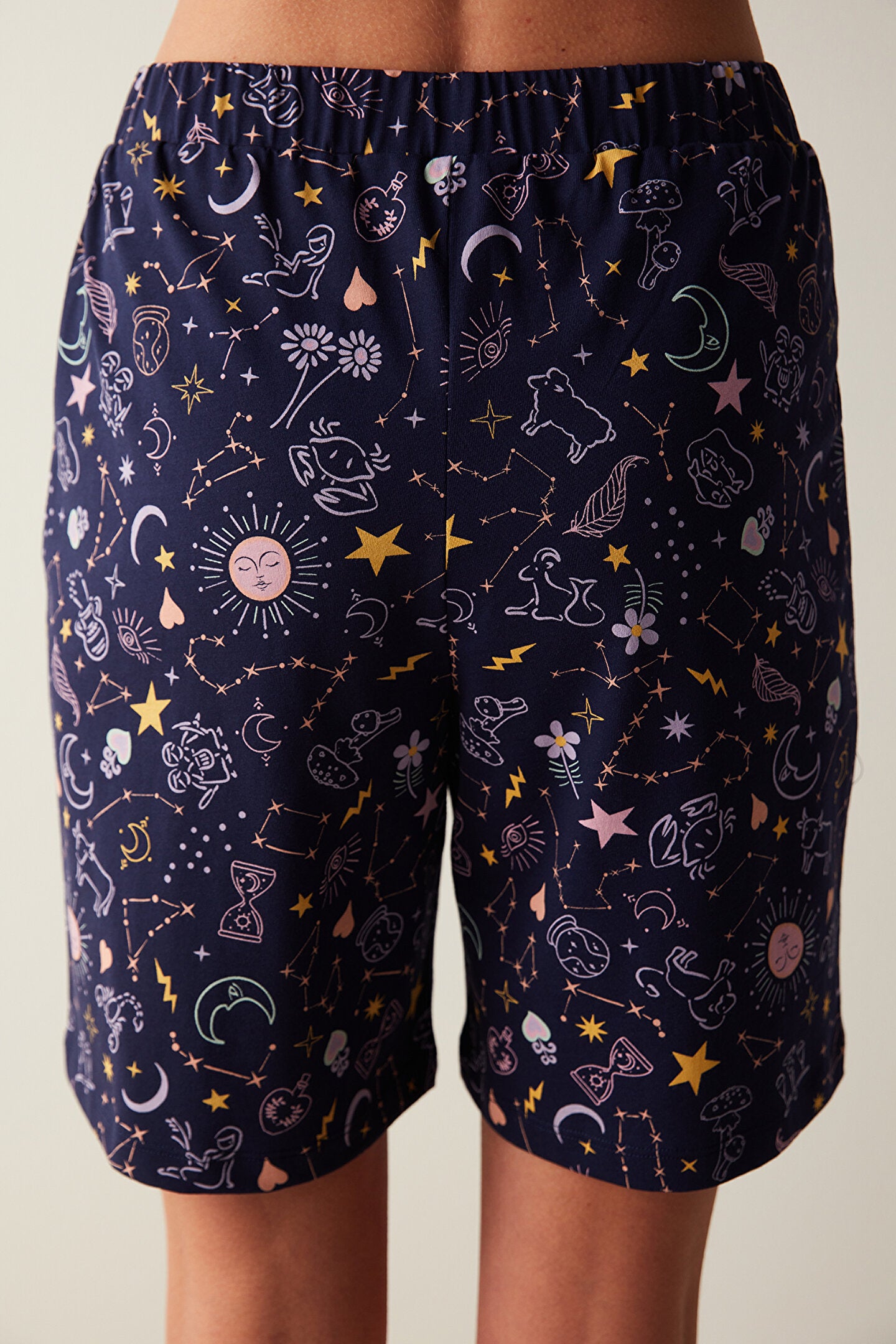 Zodiac Navy Short PJ Bottom