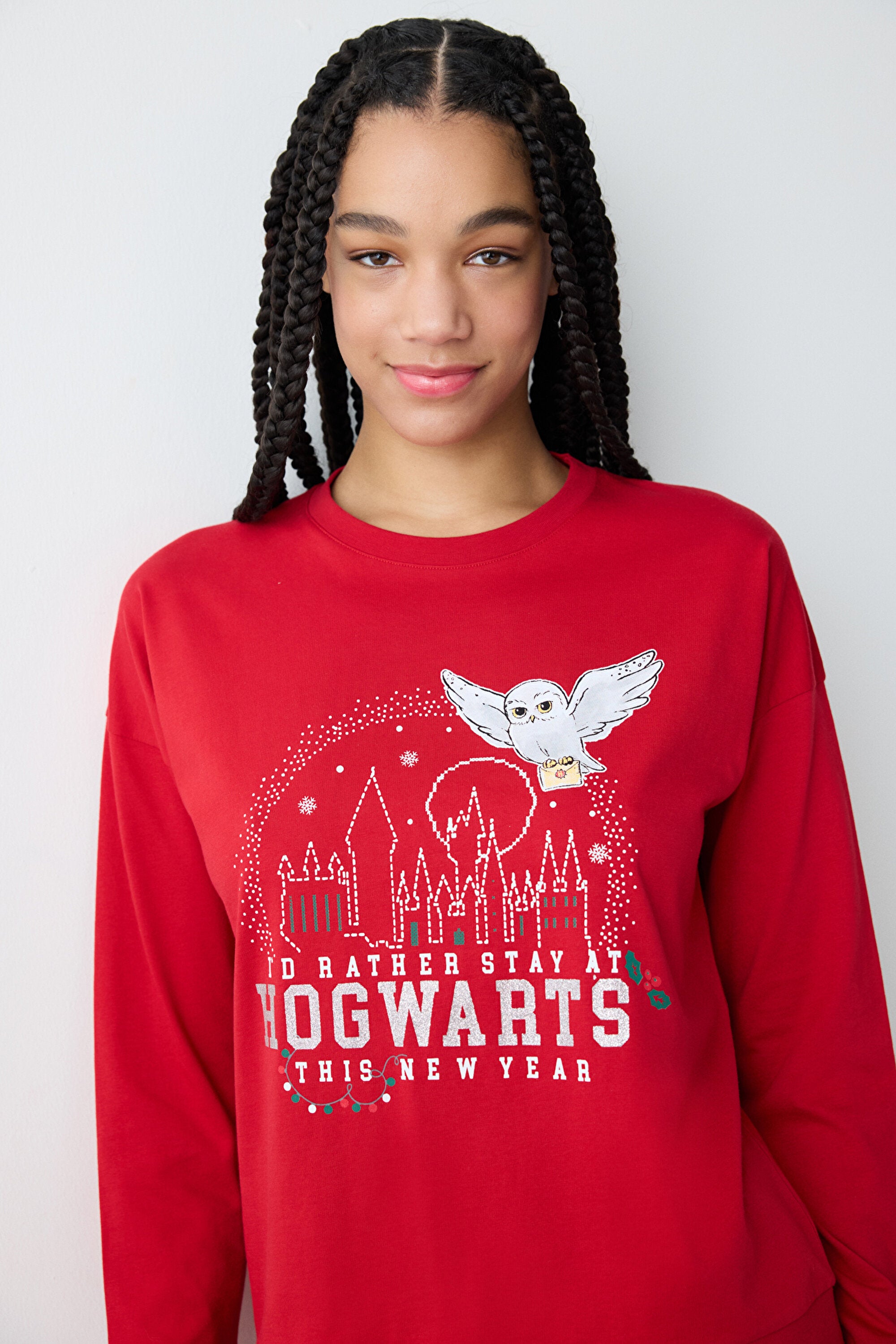 Harry Potter Magic Red Pants Pajama Set
