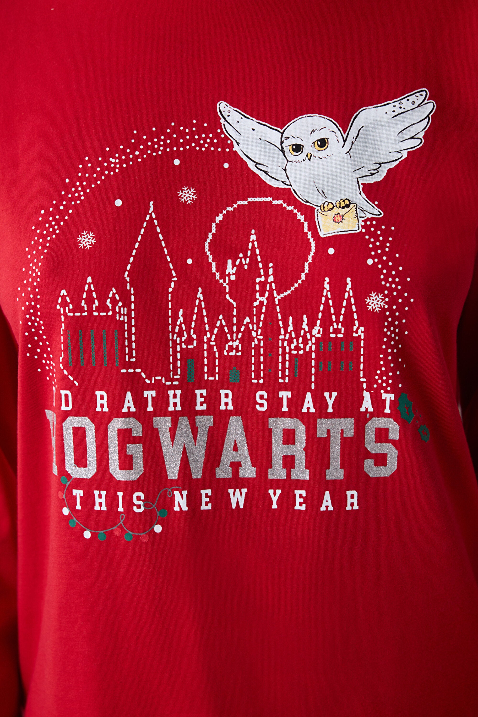 Harry Potter Magic Red Pants Pajama Set