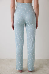 Mama Printed Mint Pants Pajama Bottoms