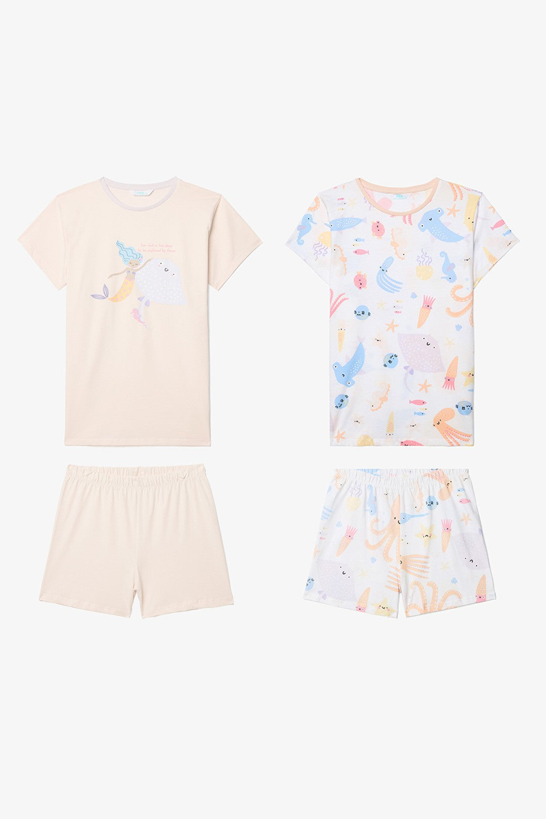 Girls Underwater 2-Piece Pajama Set
