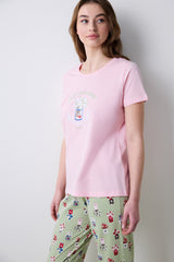 Flower Market Trousers Multicolored Pajama Set