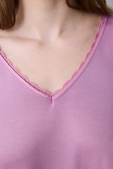 Alia Soft Pants Lilac Pajama Set