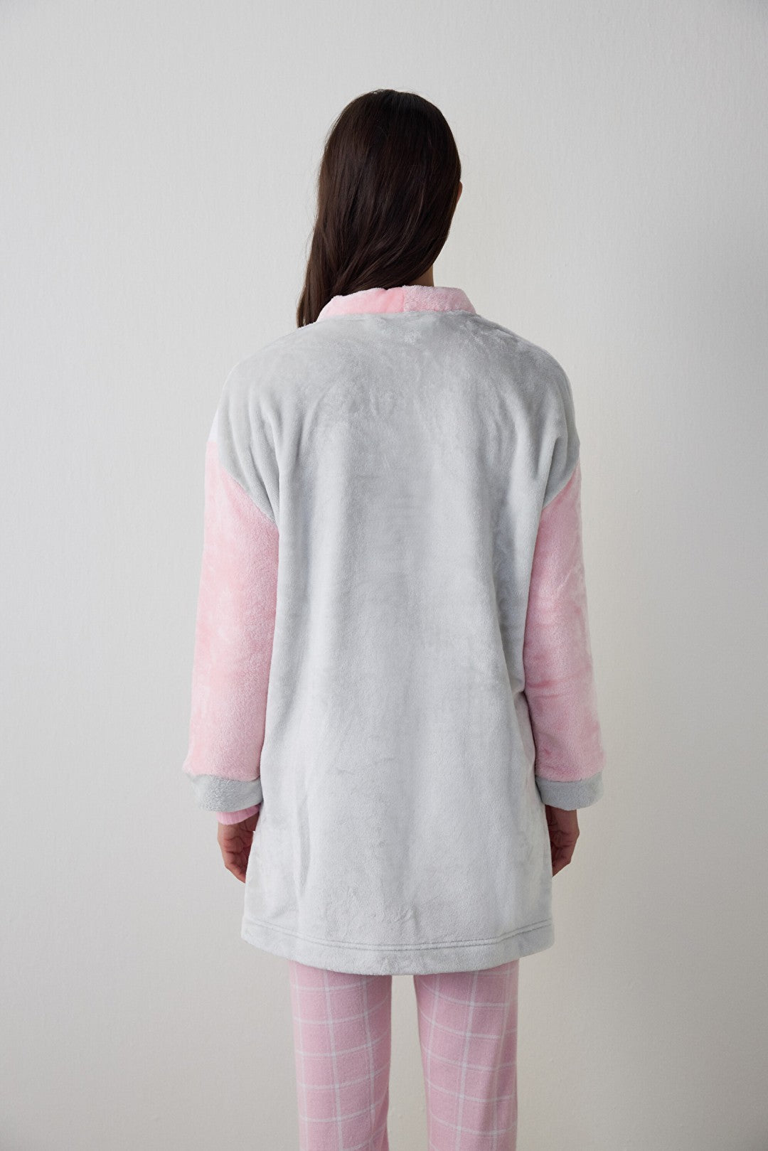 Long-Sleeved Belted Robe