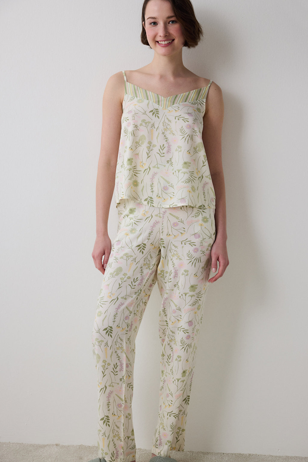 Iris Floral Multicolored Tank Top