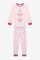 Cotton Girls Le Monde 2-Piece Multicolored Pajama Set
