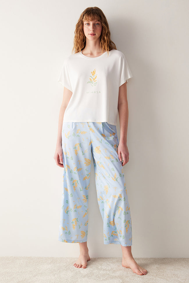 Dahlia Satin Pant PJ Bottom Main Image