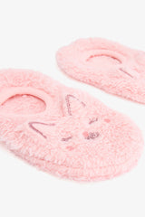 Pink Girls Sweety Non-Slip Sole House Slippers