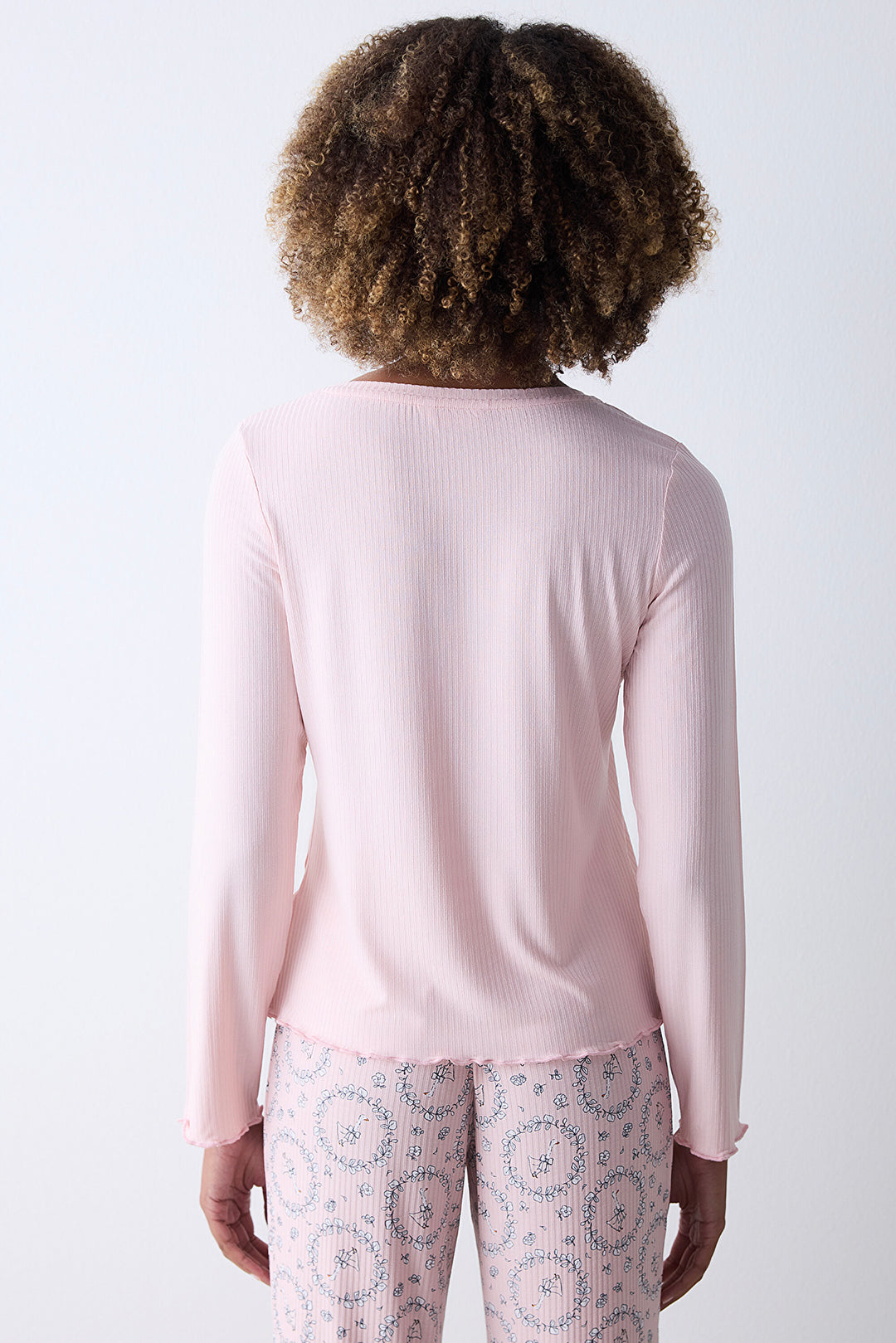 Dream Rosy Dusty Rose Pink T-Shirt Pajama Top