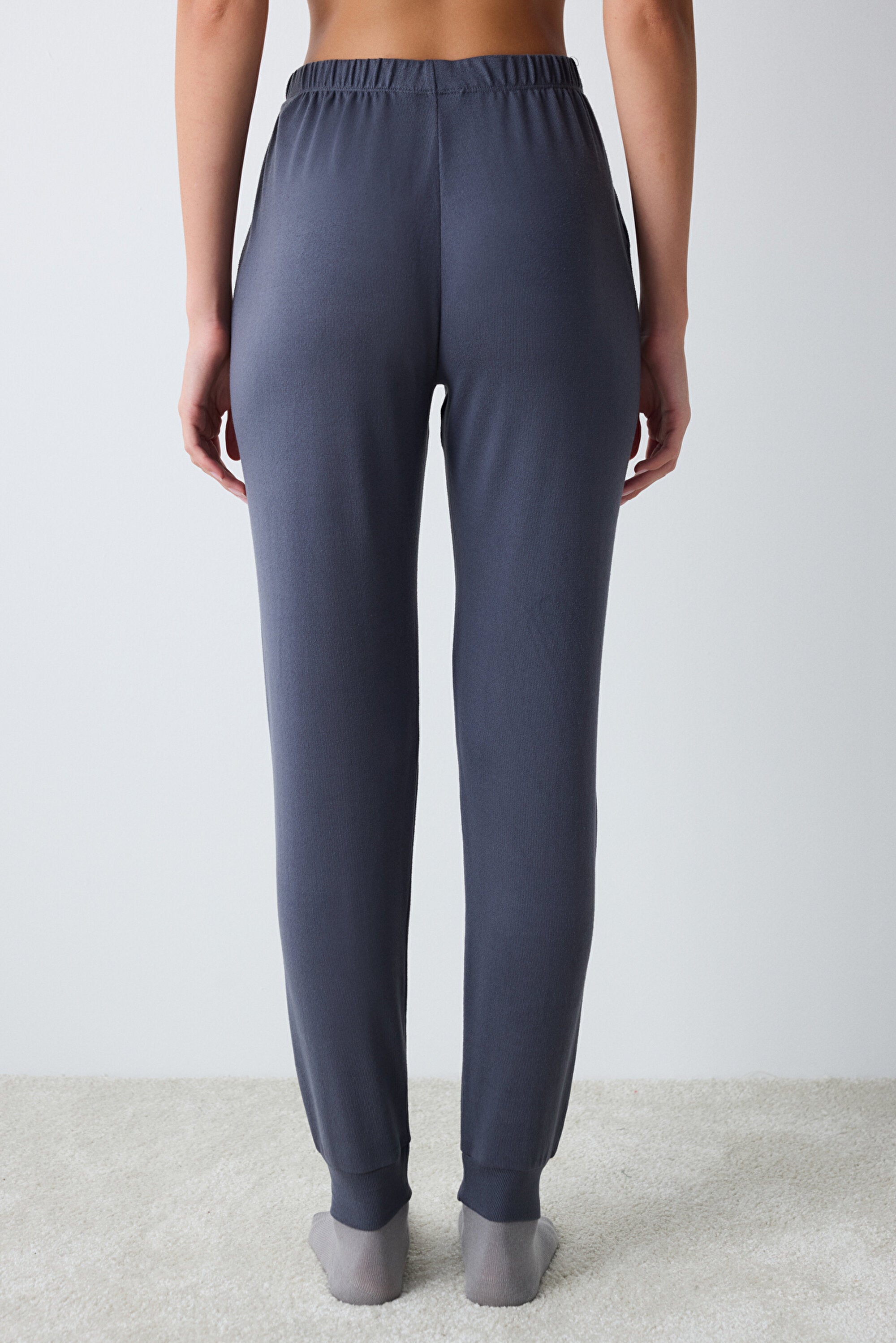 Sleep Mood Thermal Gray Pants Pajama Bottoms