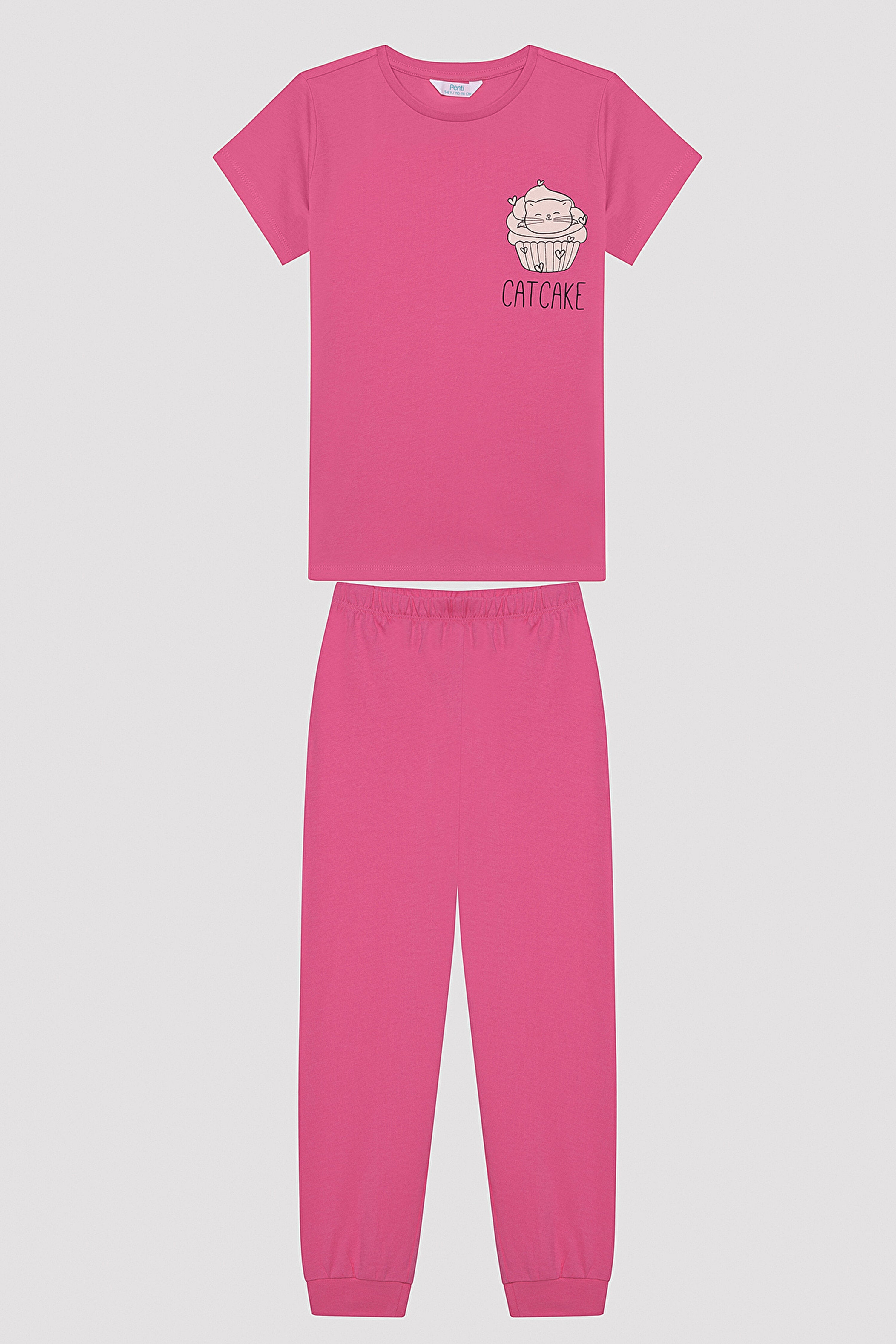 Girls Cat Cake 2in1 PJ Set