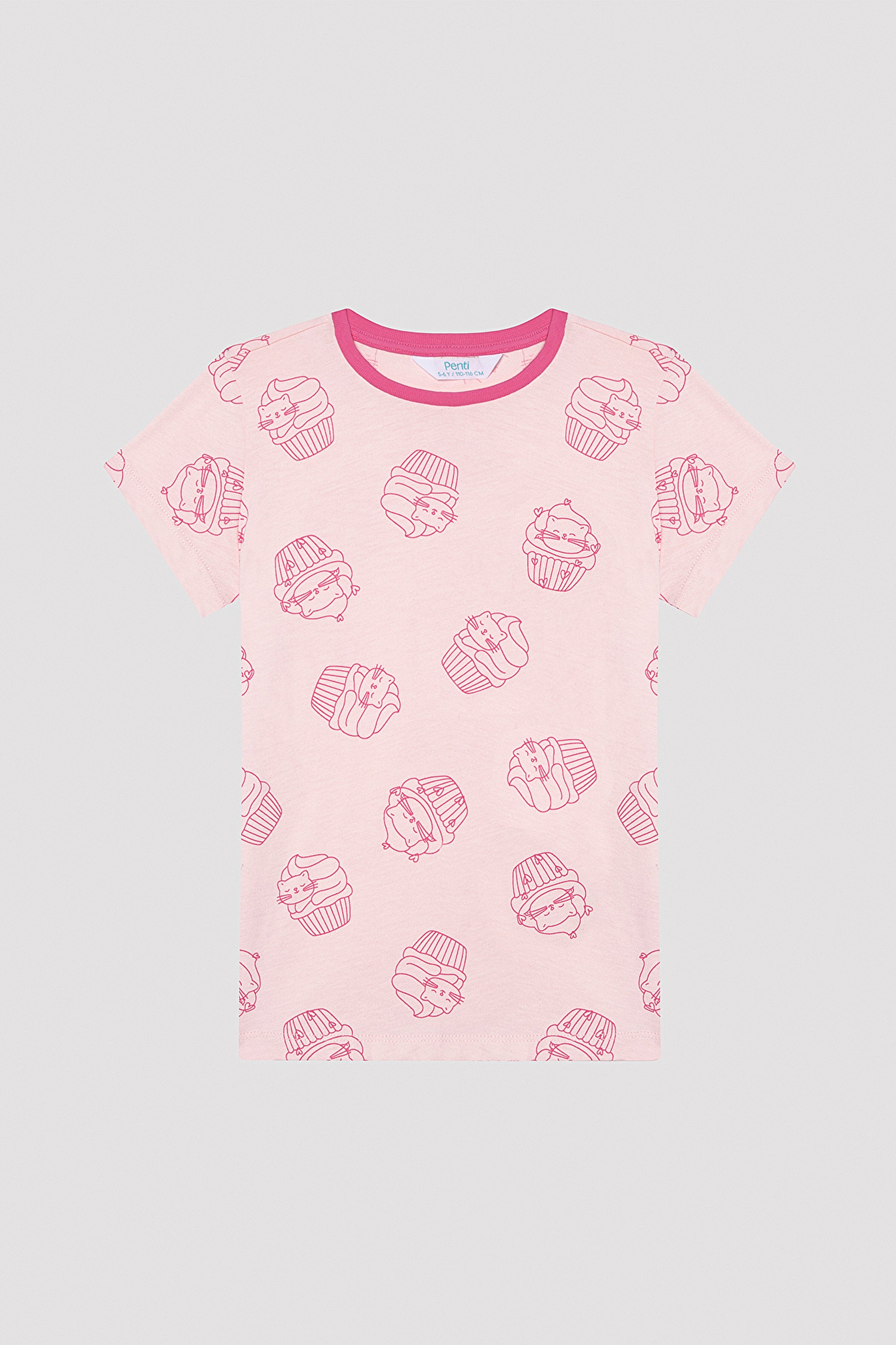 Girls Cat Cake 2in1 PJ Set