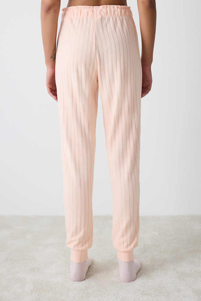 Cozy Rib Pink Trousers Main Image