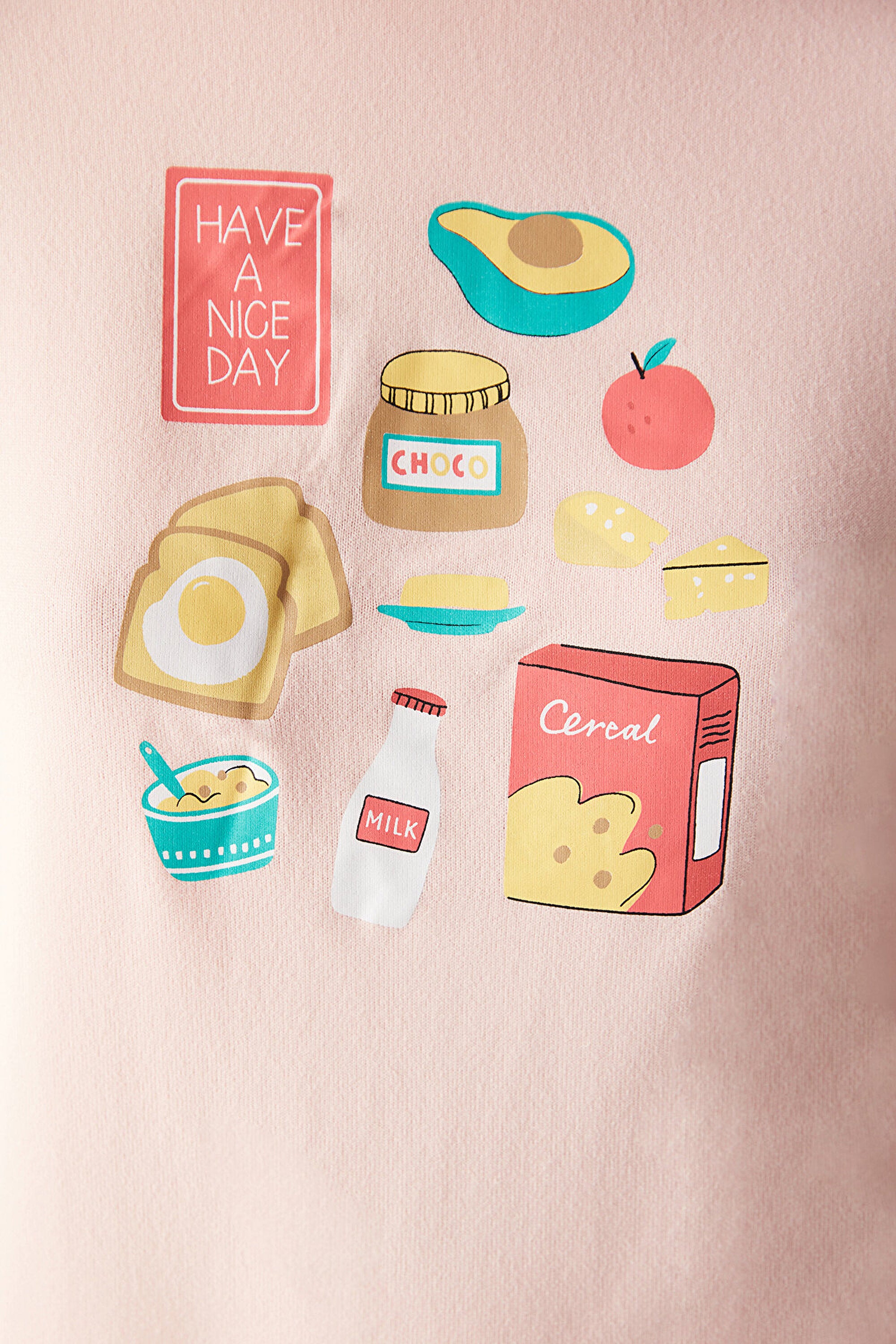 Nice Day Thermal Pink Tshirt PJ Top